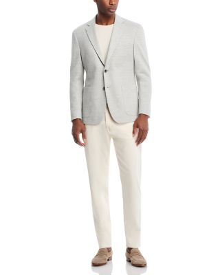 Cotton & Linen Jersey Regular Fit Unstructured Sport Coat - Exclusive