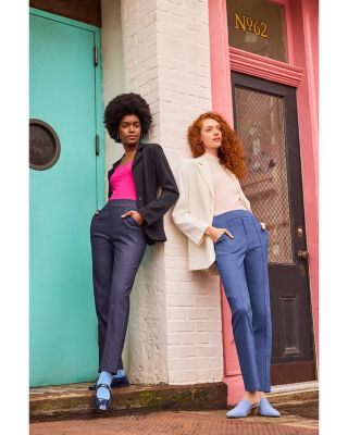 Windowpane Classic Pull On Trousers