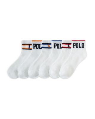 Ralph Lauren - Polo Varsity Striped Socks, Pack of 6