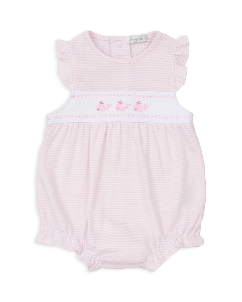 KISSY KISSY GIRLS' STRIPED BUBBLE ROMPER - BABY