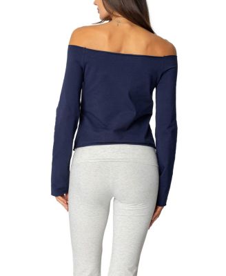 Ski Club Off Shoulder Top