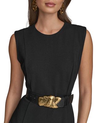 Scuba Crepe A Line Dress