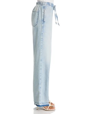 Logan Ultra Featherweight Wide Leg Jeans in Kierra