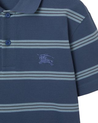 Striped Cotton Piqu&eacute; Polo Shirt