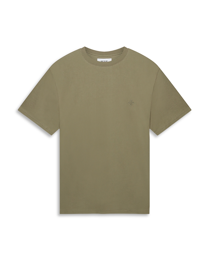 Wax London Dean Short Sleeve Crewneck Tee In Green
