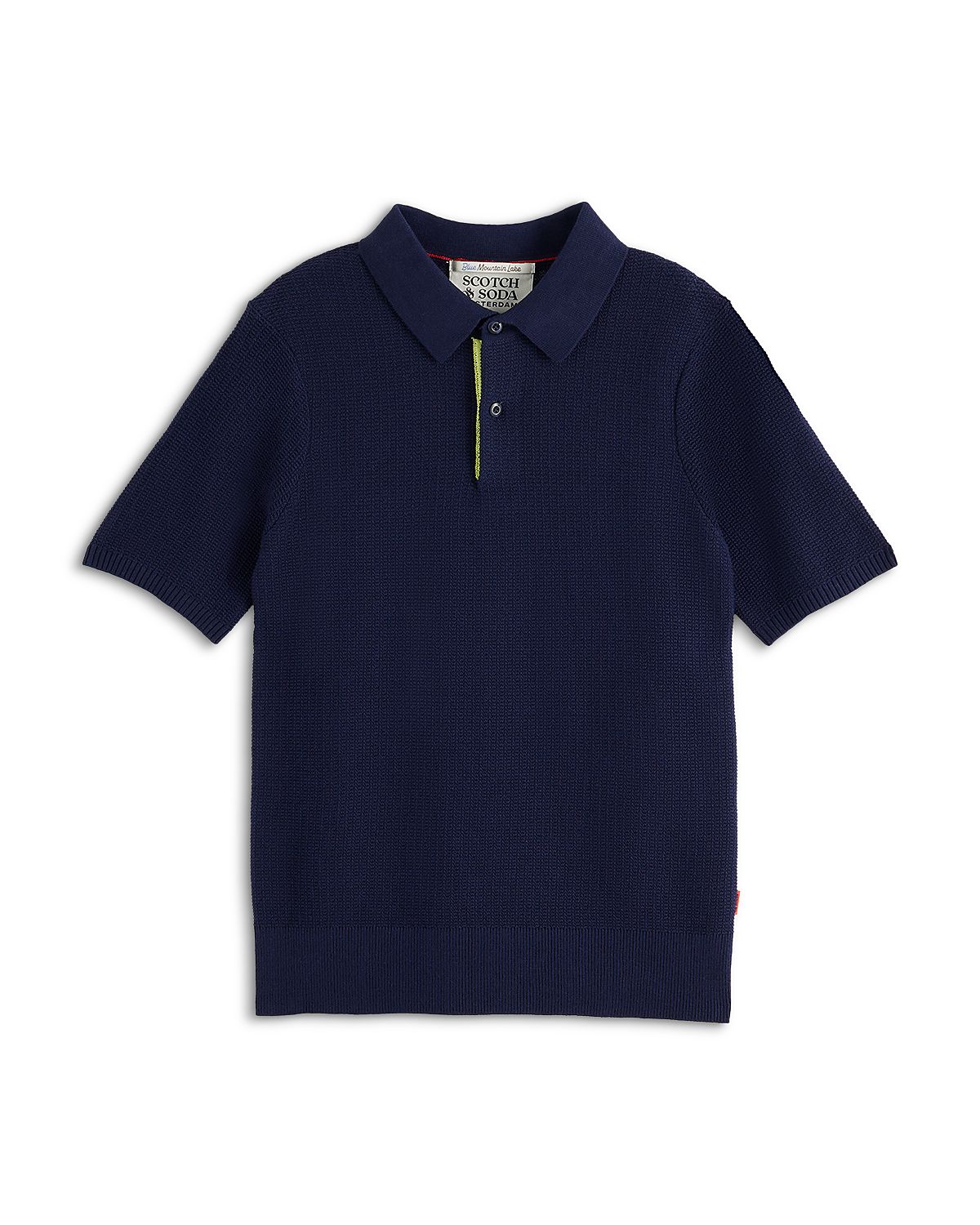 Scotch & Soda Boys' Structured Knitted Polo - Little Kid, Big Kid