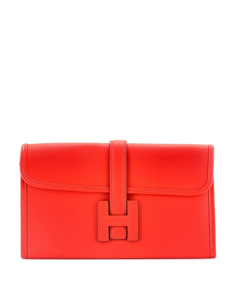 PRE-OWNED HERMES PRE-OWNED HERMES JIGE DUO CLUTCH SWIFT
