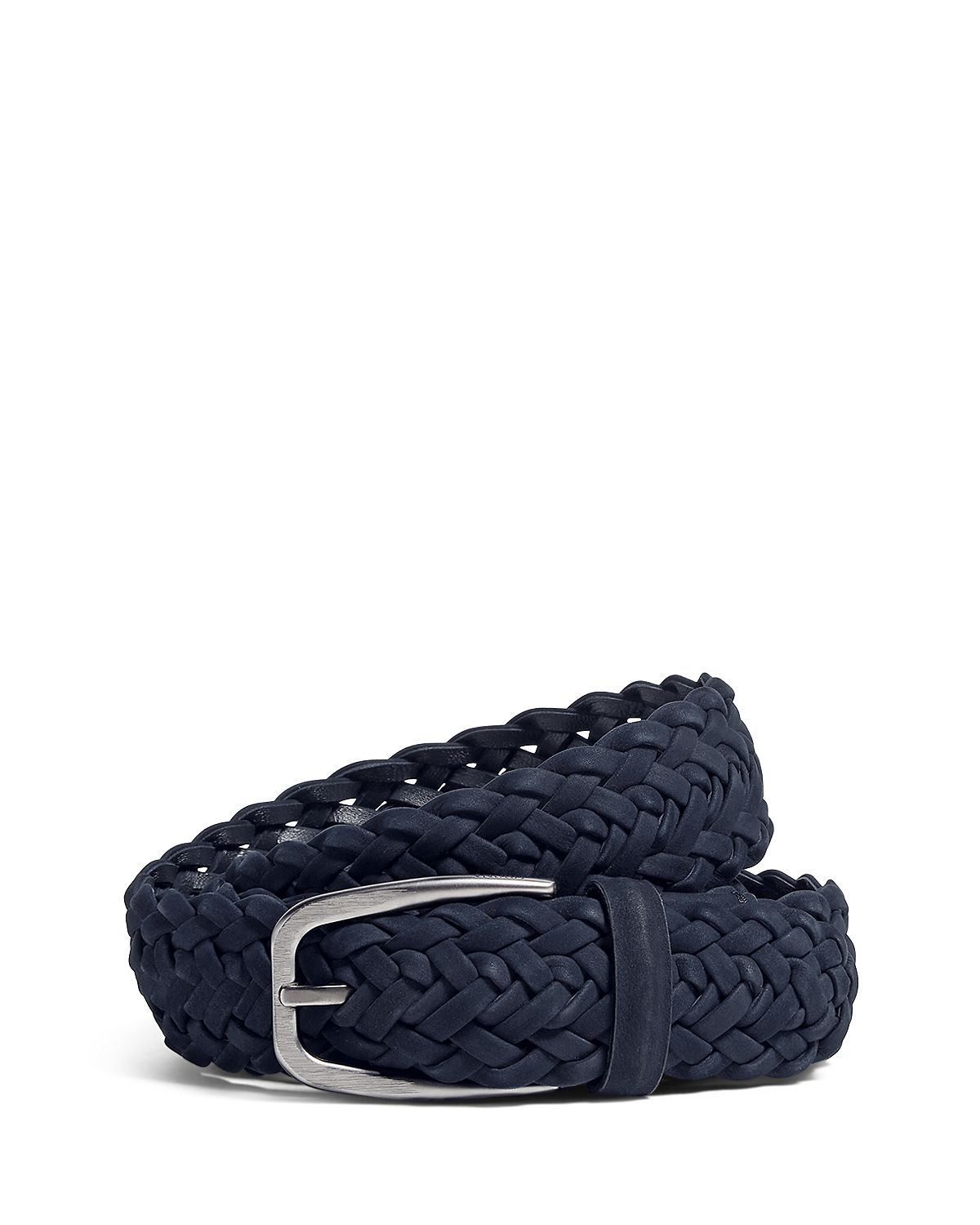 Zegna Braided Leather Belt
