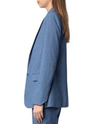 Rhinestone Embellished Blazer