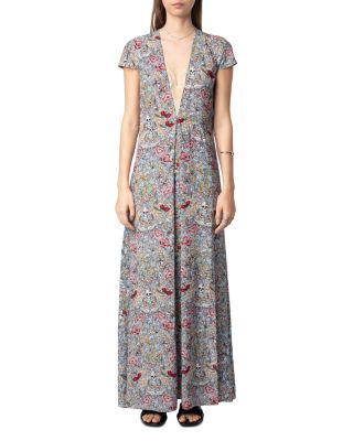 Zadig & Voltaire - Ravir Plunging Neck Dress