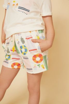 Girls' Recycled Cotton Beach Cropped Short - Little Kid, Big Kid