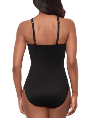 Rock Solid Europa Asymmetric Underwire One Piece Swimsuit