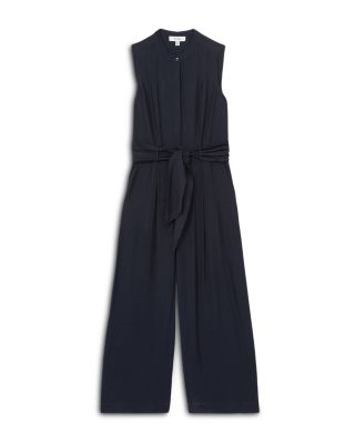 【海外限定】REISSジャンプスーツ☆Raven Belted Shirt Jumpsuit Reiss Raven Belted Shirt Jumpsuit, Navy