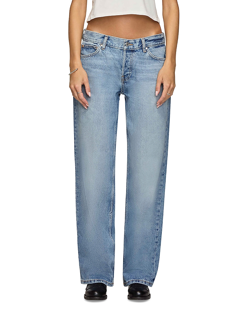 Eb Denim Low Rise Straight Leg Jeans