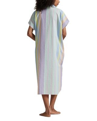 Seersucker Long Sleepshirt