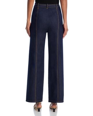 Dorothea Wide Leg Jeans in Indigo
