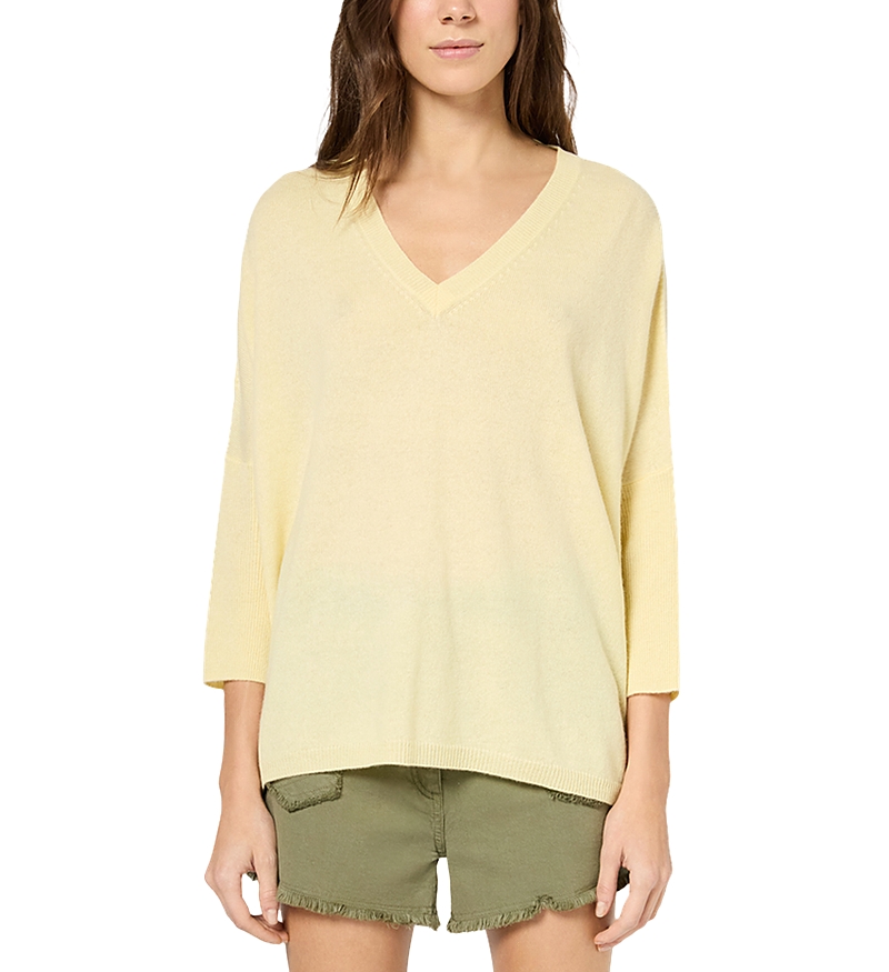 GERARD DAREL JUBILEE CASHMERE V NECK SWEATER