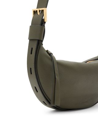 Half Moon Leather Crossbody