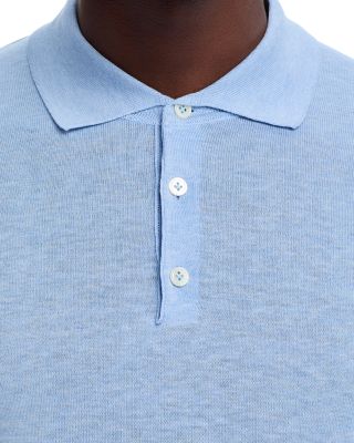 Cotton & Silk Knit Polo Shirt