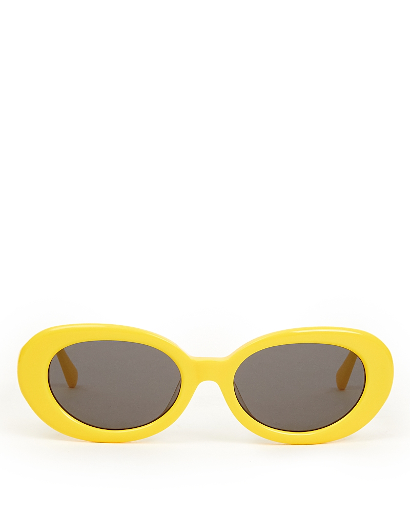Clare V Oval Sunglasses, 55mm