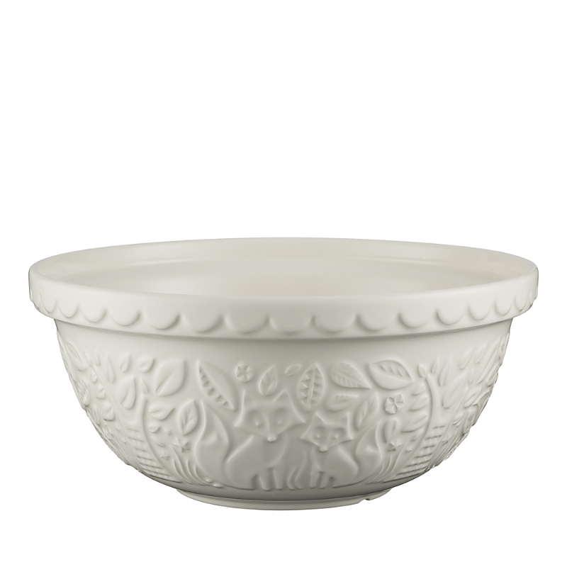 Mason Cash In The Forest Fox Size 12 Mixing Bowl In Cream
