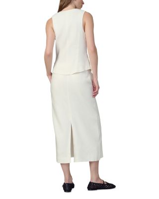 The Maeve Tailored Midi Skirt