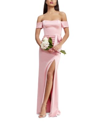 Gabrielle Off-the-Shoulder Gown