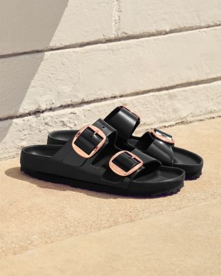Women's Arizona Big Buckle High Shine Exquisite Leather Sandals