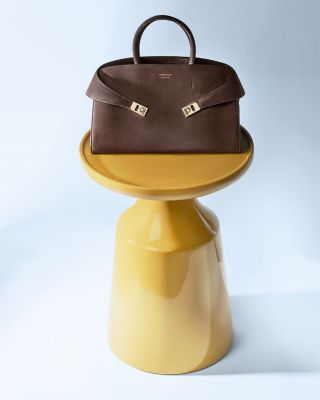 Medium Suede Hug Handbag