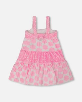Girls' Printed Terry Beach Dress - Little Kid