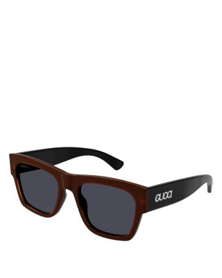 Lacquered Squared Sunglasses, 54mm