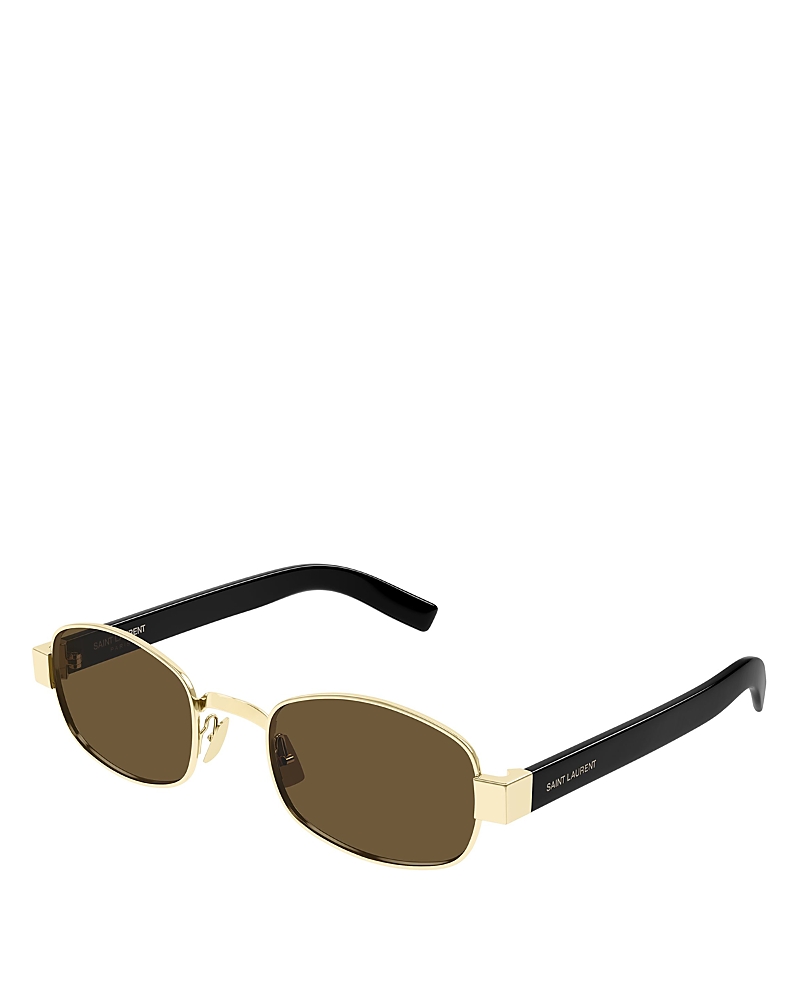 Saint Laurent Oval Sunglasses, 53mm