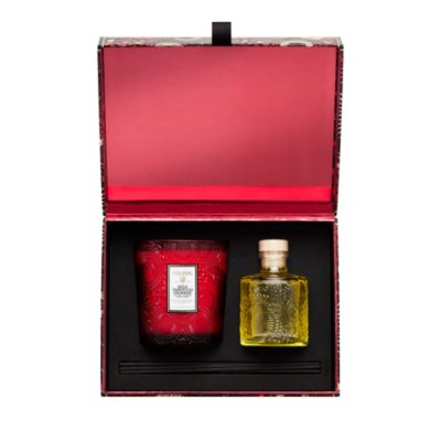 Goji Tarocco Orange Candle & Reed Diffuser Gift Set - Exclusive