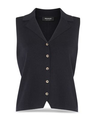 Maisie Button Front Tank Top