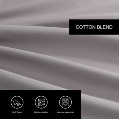 Solid T800 Sateen CVC Sheet Set, King