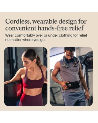 ThermBack Heat, Vibration & LED Wrap for Back Pain