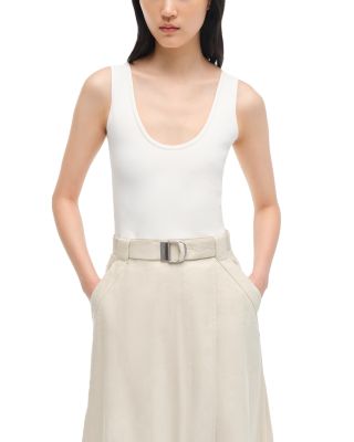 Camden Mixed Media Tank Midi Dress