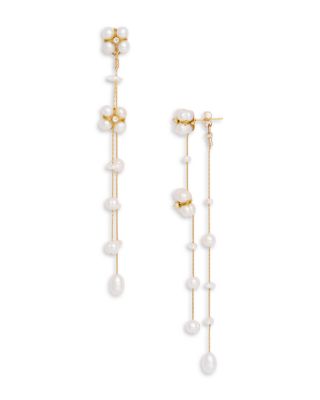 Shashi - Juliette Cultured Freshwater Pearl Earrings
