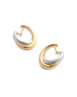 Cassie Two Tone Twist Earrings