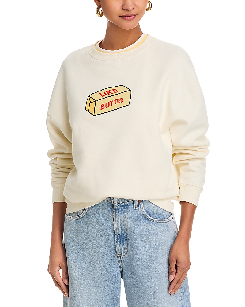 KULE THE OVERSIZED BUTTER SWEATSHIRT