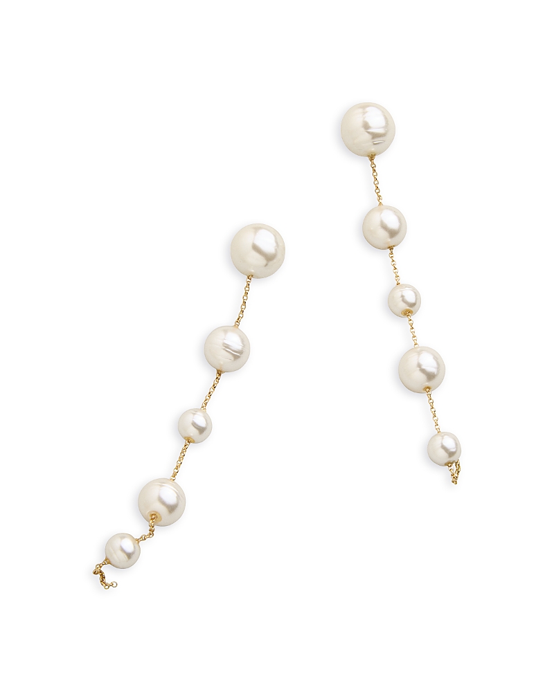 Baublebar Madeline Imitation Pearl Drop Earrings In Pearl