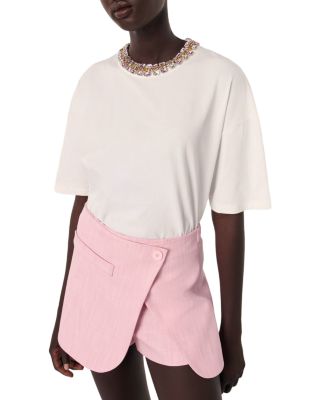 Maje - Jewelry Neck Tee