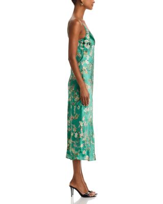 Seridie Silk Midi Slip Dress