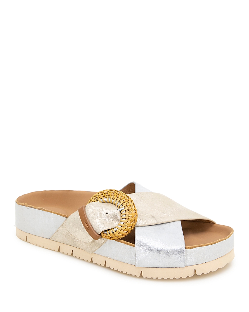 GENTLE SOULS BY KENNETH COLE GENTLE SOULS BY KENNETH COLE WOMEN'S LOUISA SLIDE SANDALS
