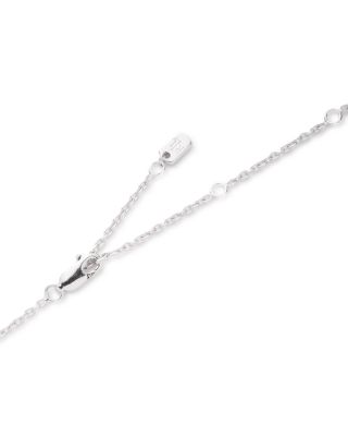 Disc Statement Necklace in Sterling Silver, 16"-19" 