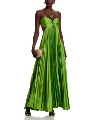 Moira Cutout Halter Dress