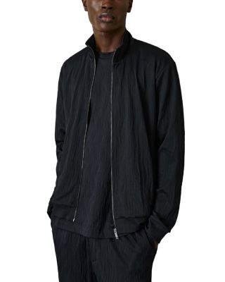 REISS - Aksel Wave Jacquard Zipper Shirt Jacket