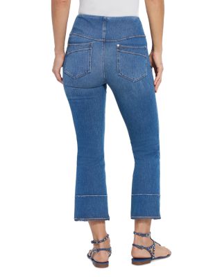 Dara High Rise Seamed Hem Crop Jeans