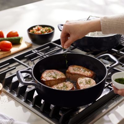 Enameled Cast Iron 4 Qt. Braiser with Lid