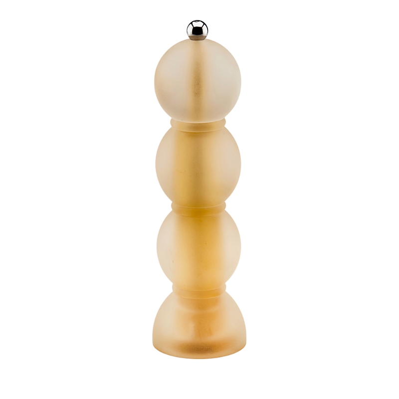Addison Ross Frosty Bobbin Salt Or Pepper Mill Grinder In Amber